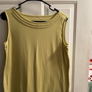 Talbots tank top soft green